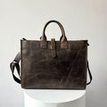 Full-Grain Crazy Horse Leather Briefcase