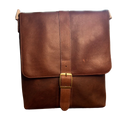 Cambridge Full-Grain Leather Crossbody – Smooth, Rich Color & Classic Style