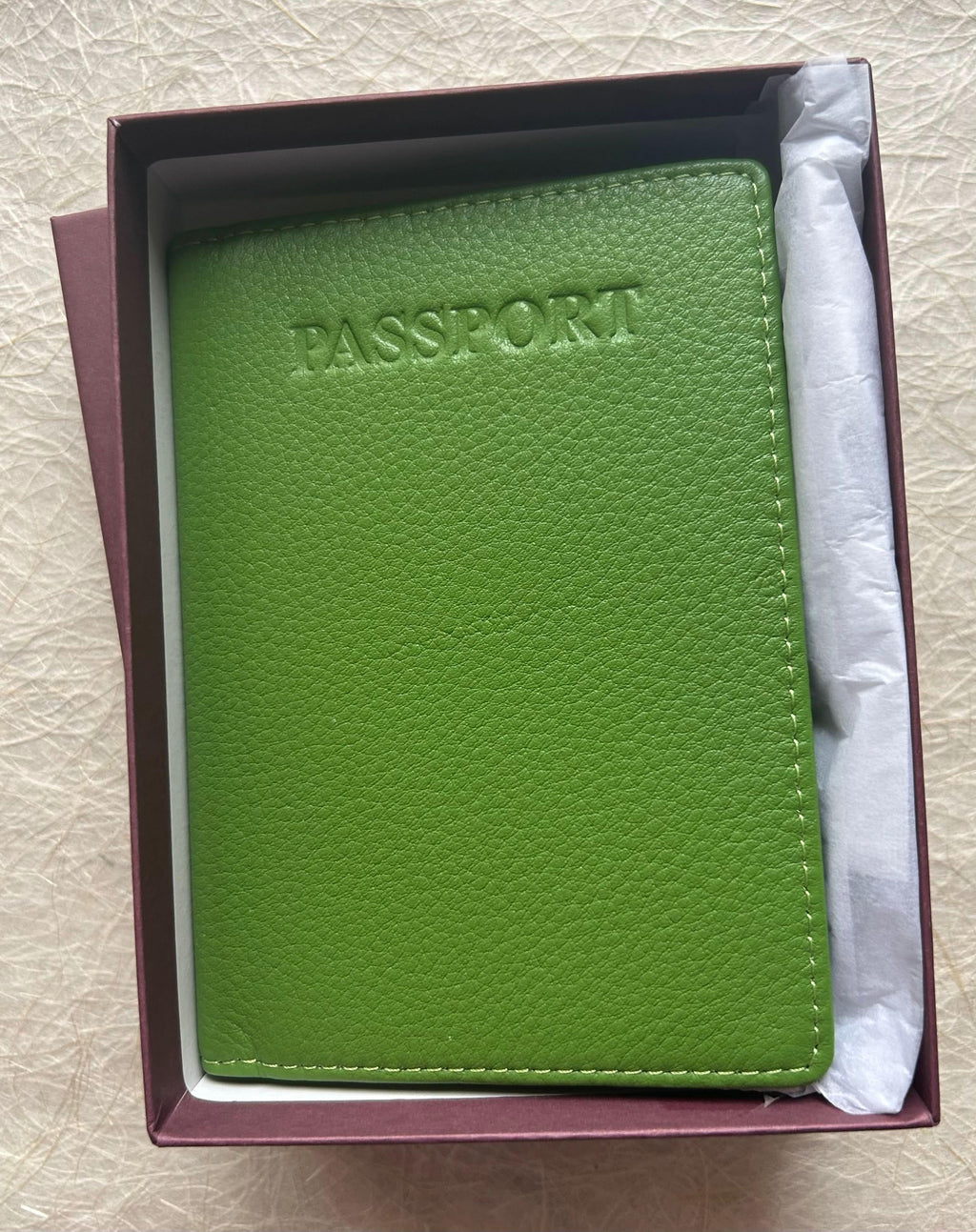 Travel Wallet, Sophia Full Grain Leather Wallet With Passport Slot