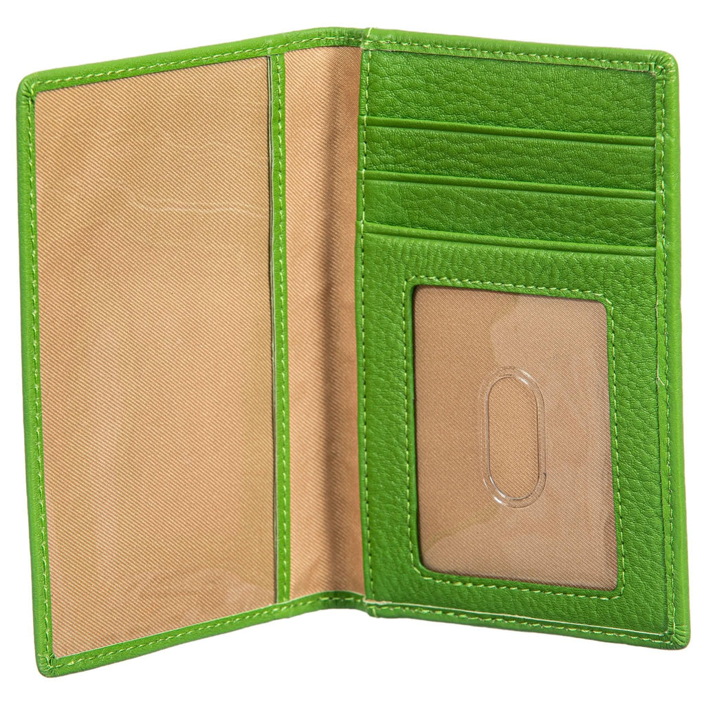 Travel Wallet, Sophia Full Grain Leather Wallet With Passport Slot