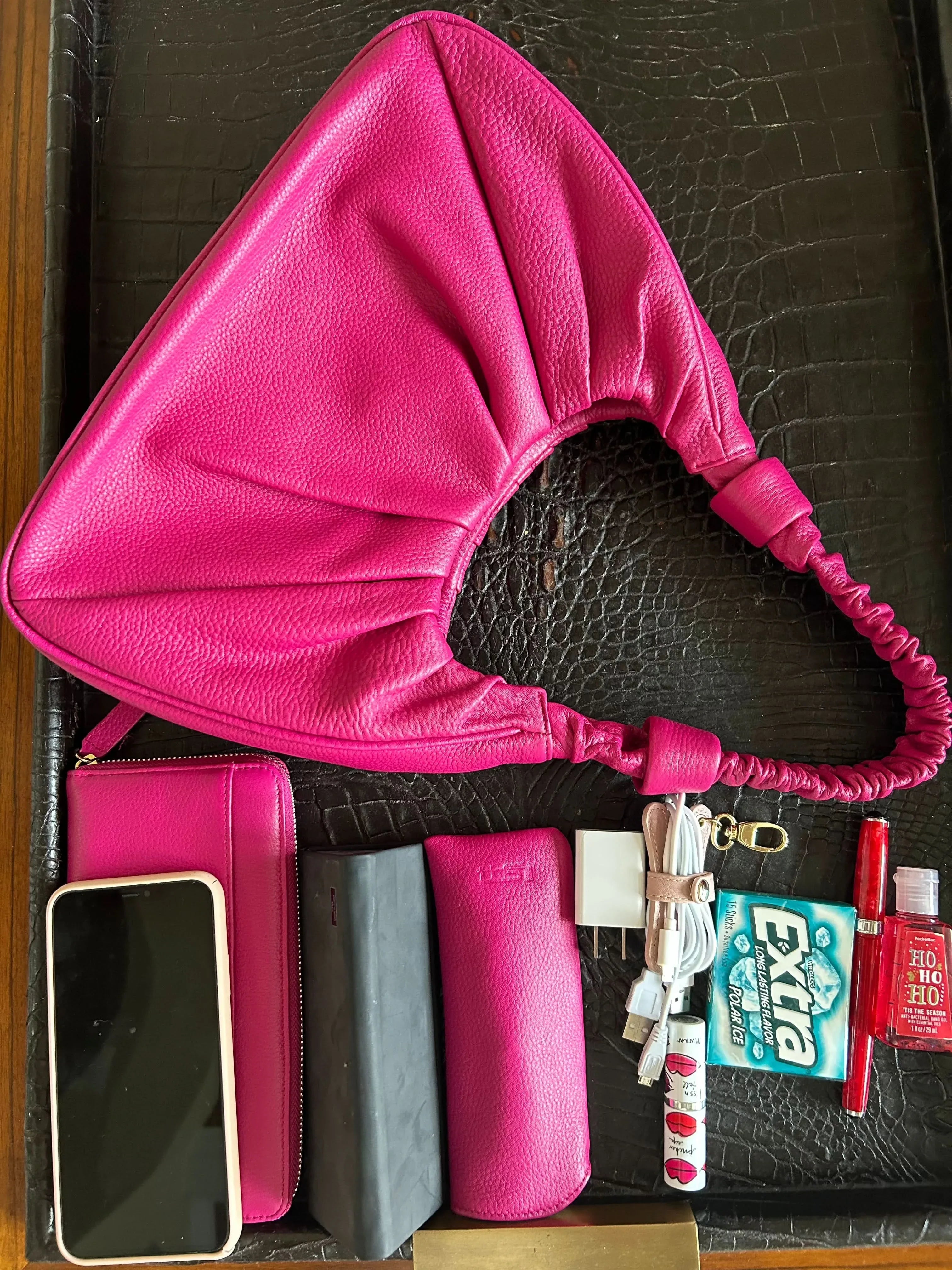 Leather Shoulder Bag, Sophia Full Grain Leather Hobo
