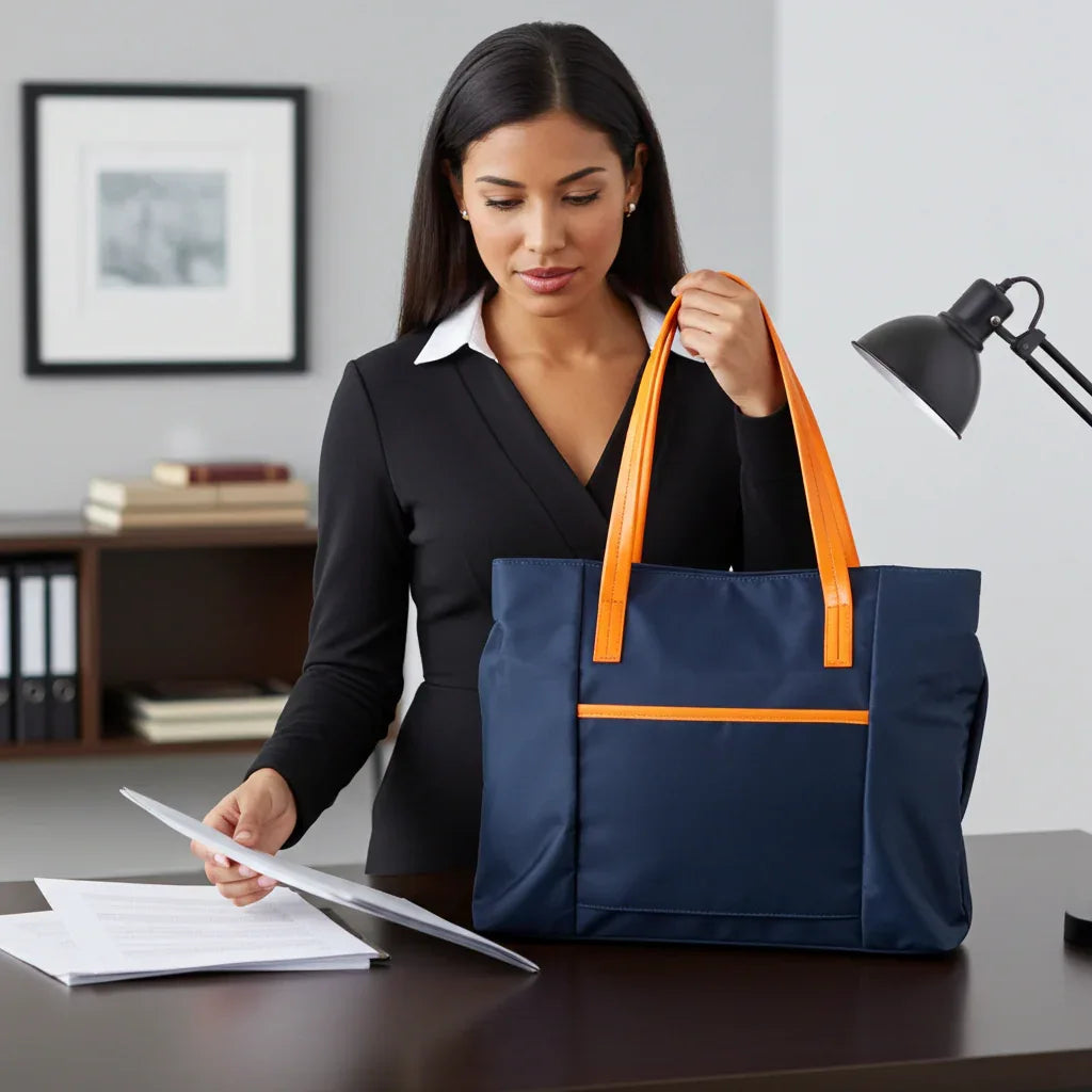 Professional Women’s Nylon Laptop Tote – The Best Tote Bag for Work & Travel