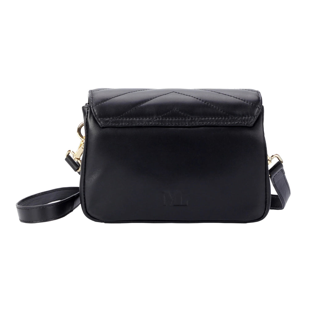 Soft Lambskin Mini Flap Crossbody Bag – Quilted Leather Shoulder Purse