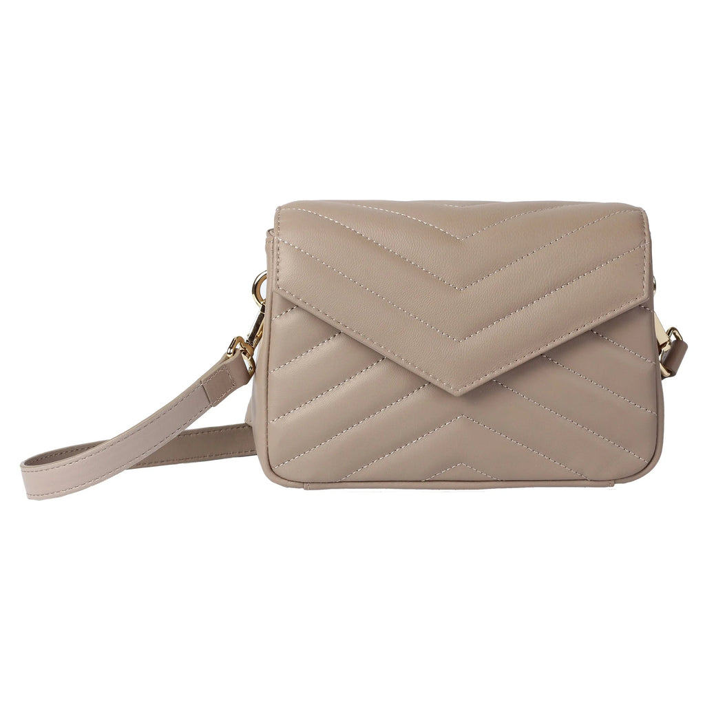 Soft Lambskin Mini Flap Crossbody Bag – Quilted Leather Shoulder Purse